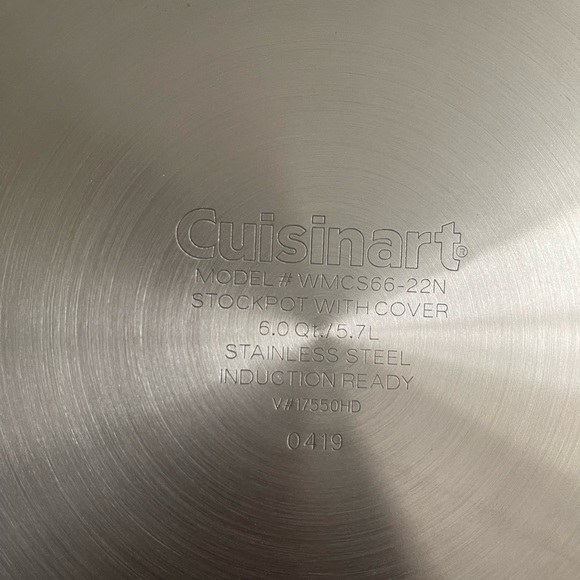 Cookware “Stock Pot 6.0Qt - Picture 3 of 3